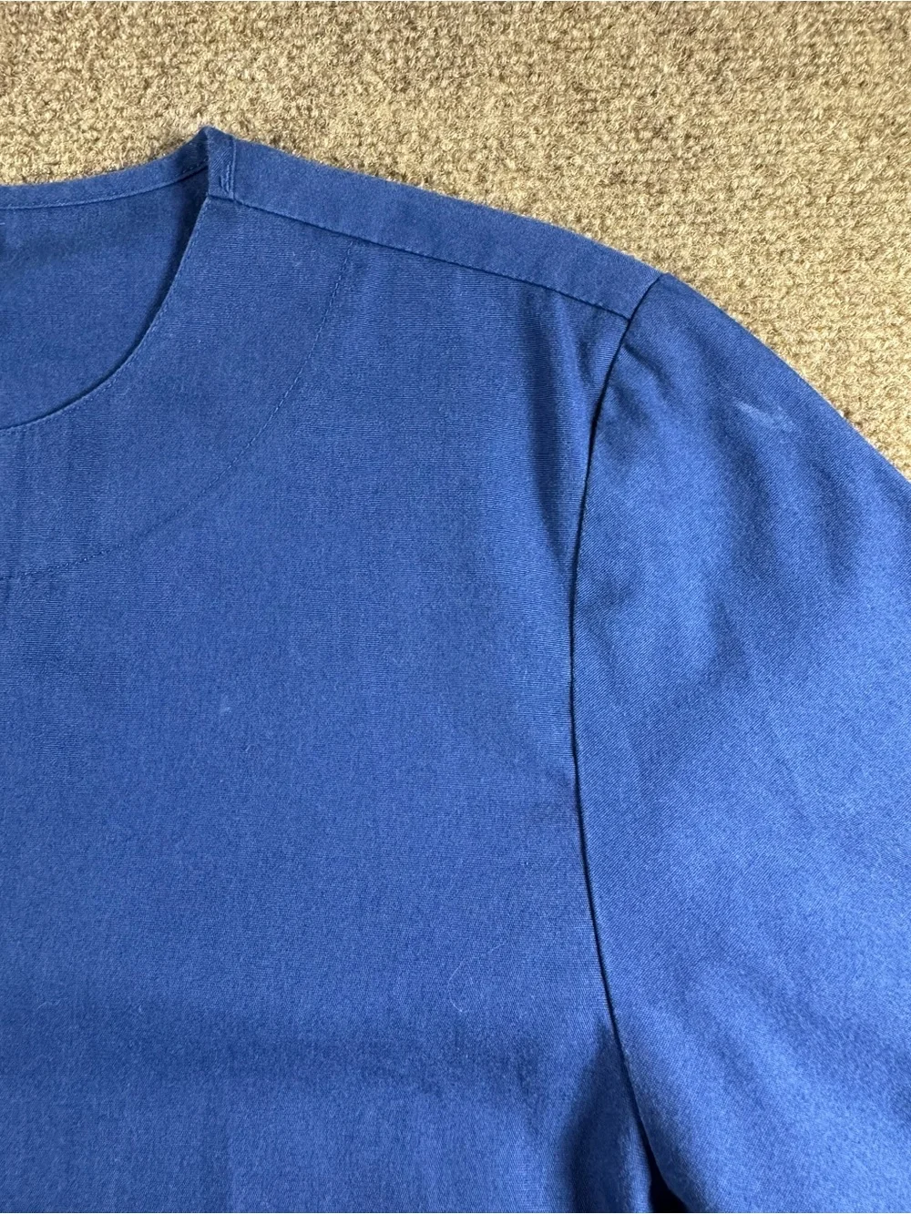 Women’s‎ Scrub Jacket XS Navy Blue Button Snap